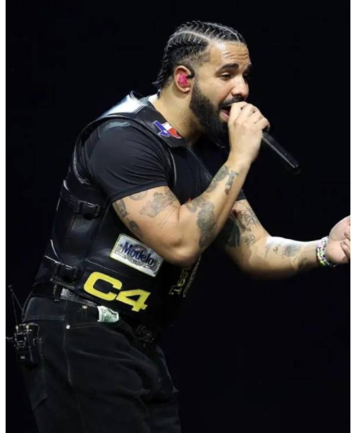 Wireless Festival 2025 Drake Black Vest