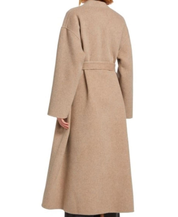 TV-Show With Love Meghan S02 Meghan Markle Beige Wrap Coat