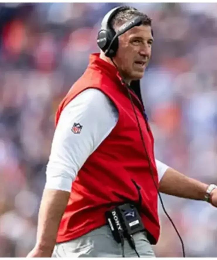 2025 Coach Mike Vrabel New England Patriots Vest