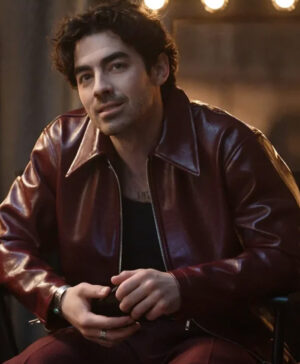 A Very Jonas Christmas Movie Joe Jonas Leather Jacket
