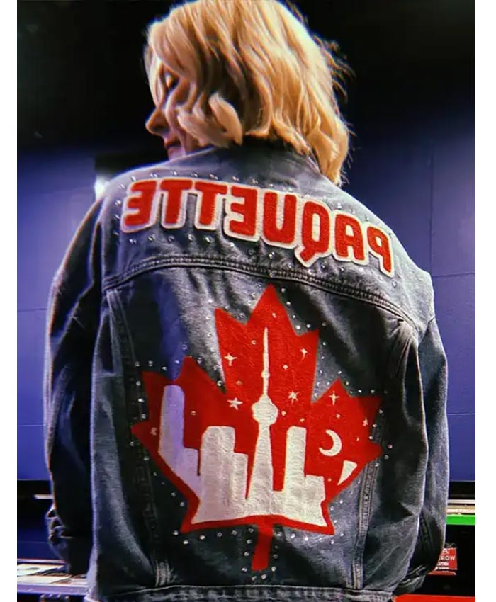 AEW All Out Renee Paquette Denim Jacket