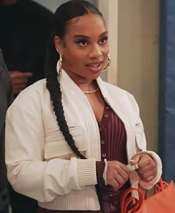 Abbott Elementary Amber White Jacket