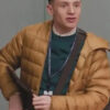 Abbott Elementary S03 Chris Perfetti Mustard Puffer Hooded Jacket
