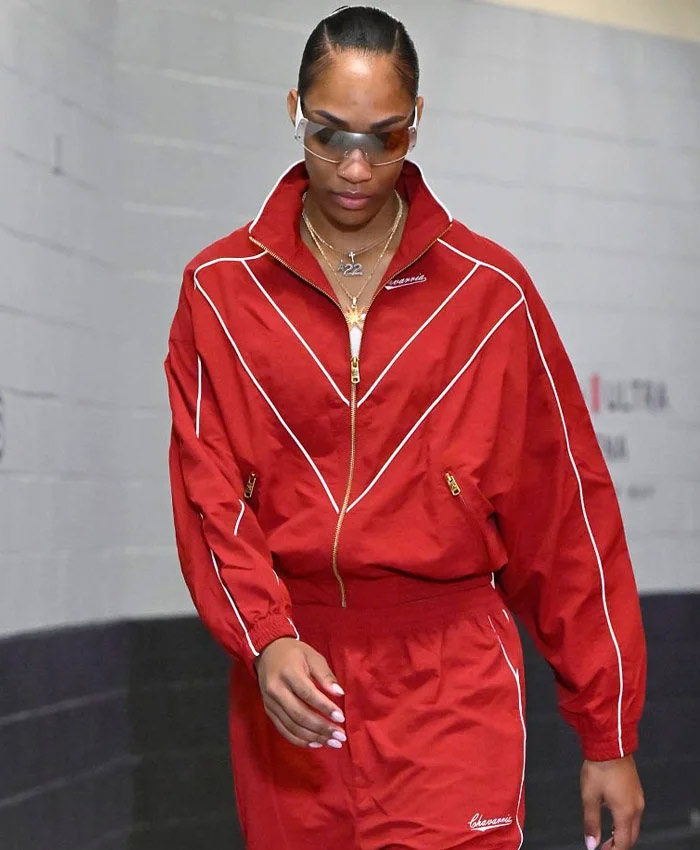 A’ja Wilson Red Jacket