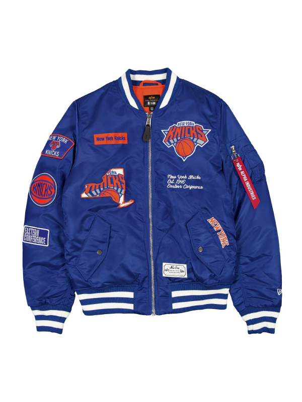 Alpha Industries New York Knicks MA-1 Bomber Jacket