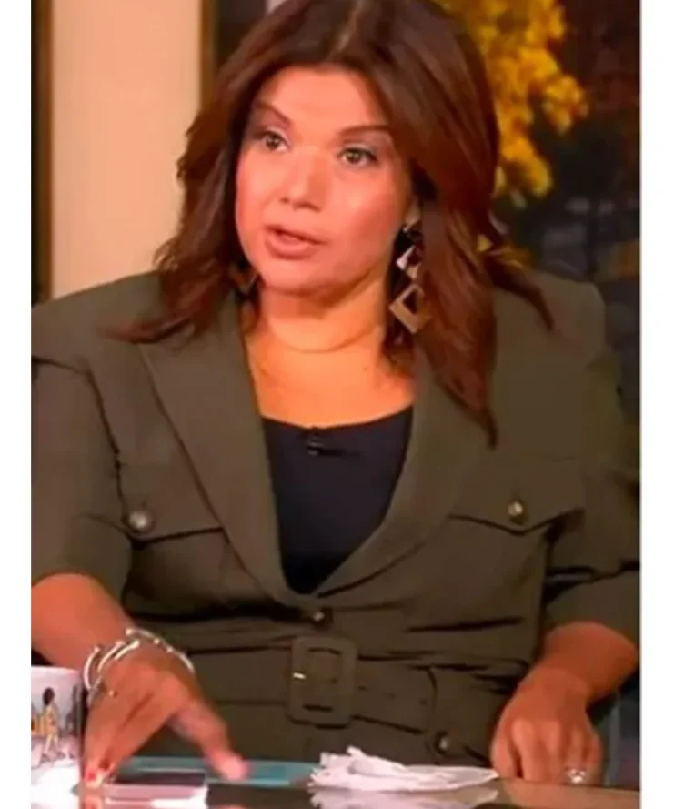Ana Navarro The View 2025 Belted Jacket