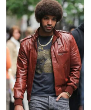 Anchorman 2 Drake Leather Jacket