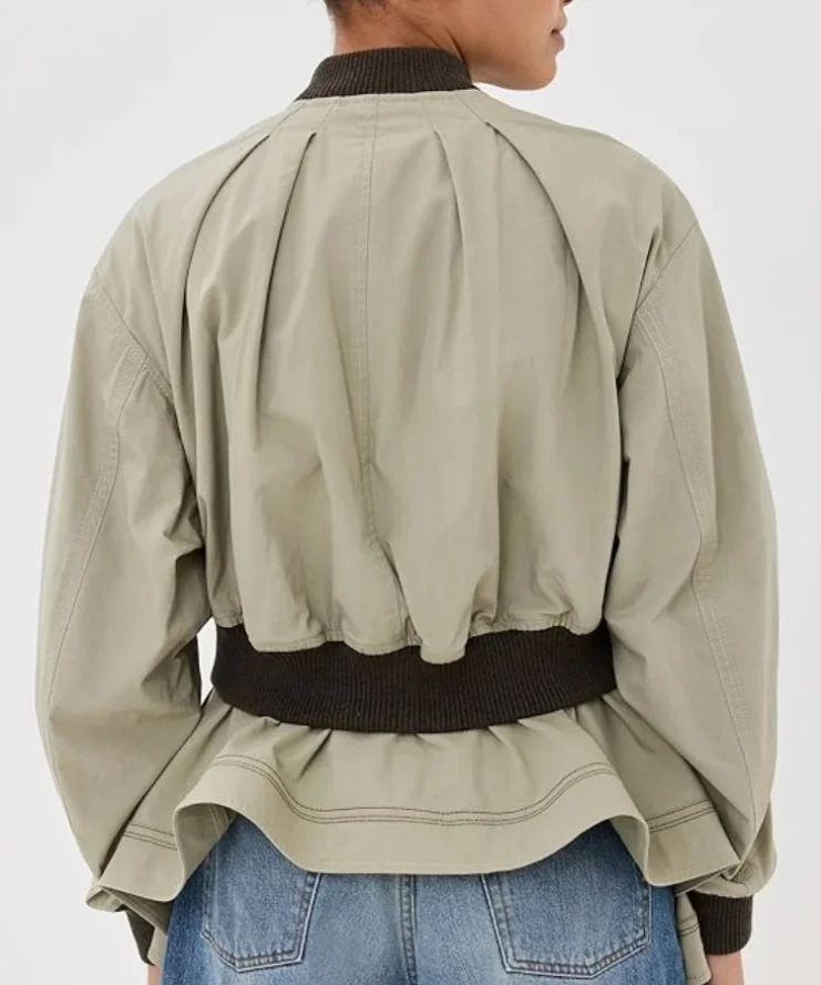 Angela Bassett 9-1-1 Tv Series Athena Grant Peplum Cotton Jacket