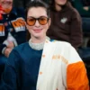 Anne Hathaway NY Knicks Jacket