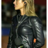 Arena Cross Brasil Vanessa Cataneo Faria Black Leather Jacket