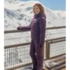 Ashley Williams An Alpine Holiday Purple Puffer Jacket For Sale