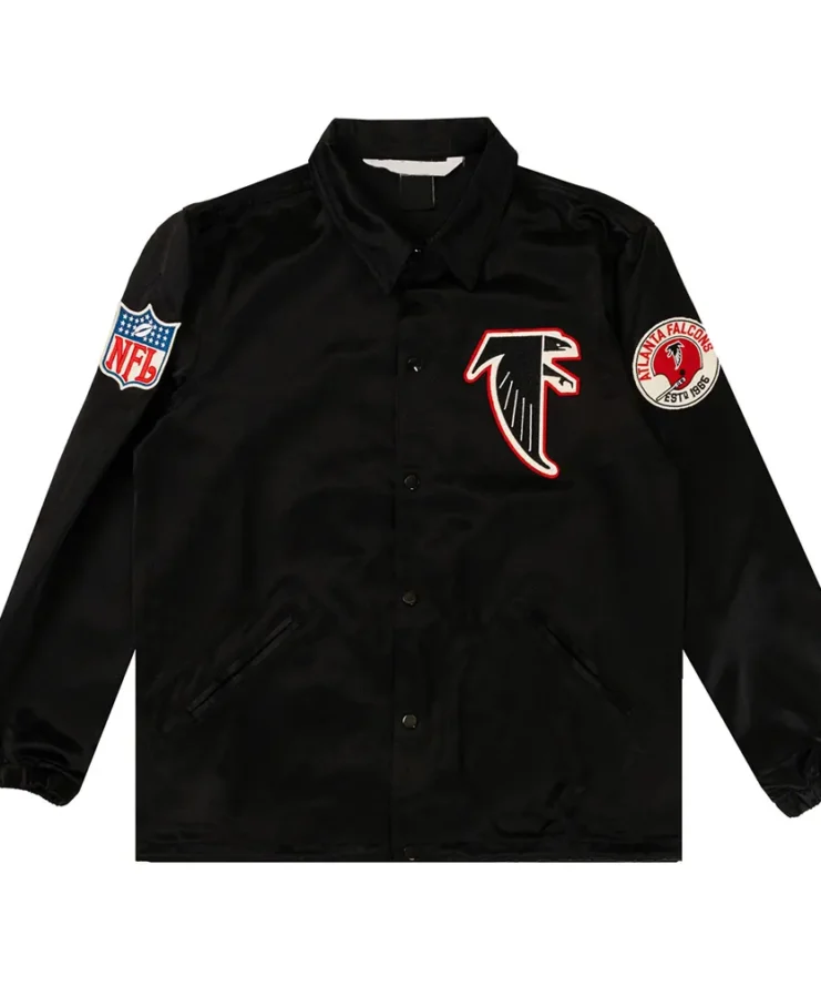 Atlanta Falcons Black Windbreaker Jacket