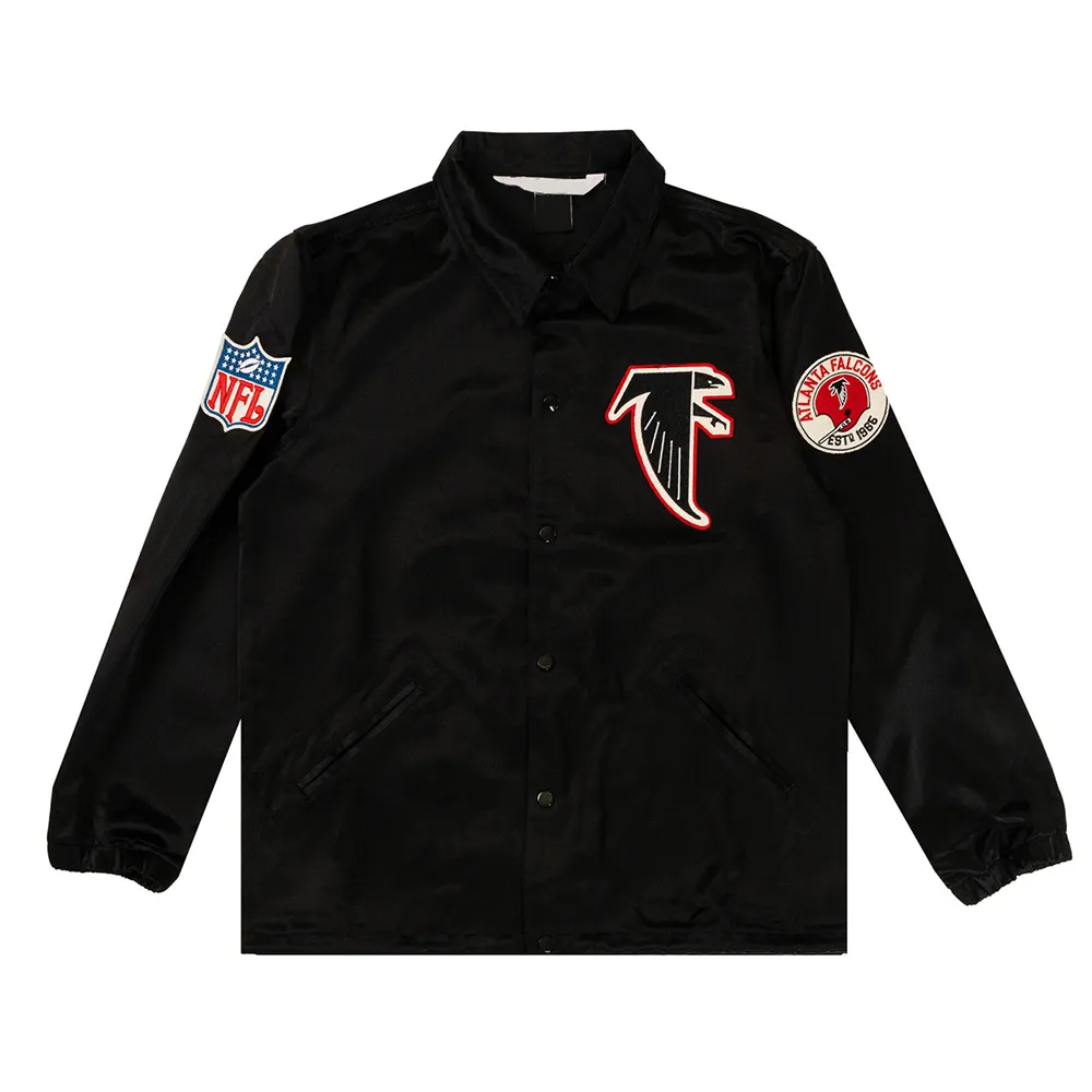 Atlanta Falcons Black Windbreaker Jacket