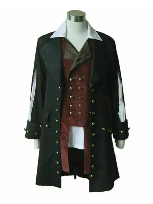 Barbossa Pirates of the Caribbean Geoffrey Coat