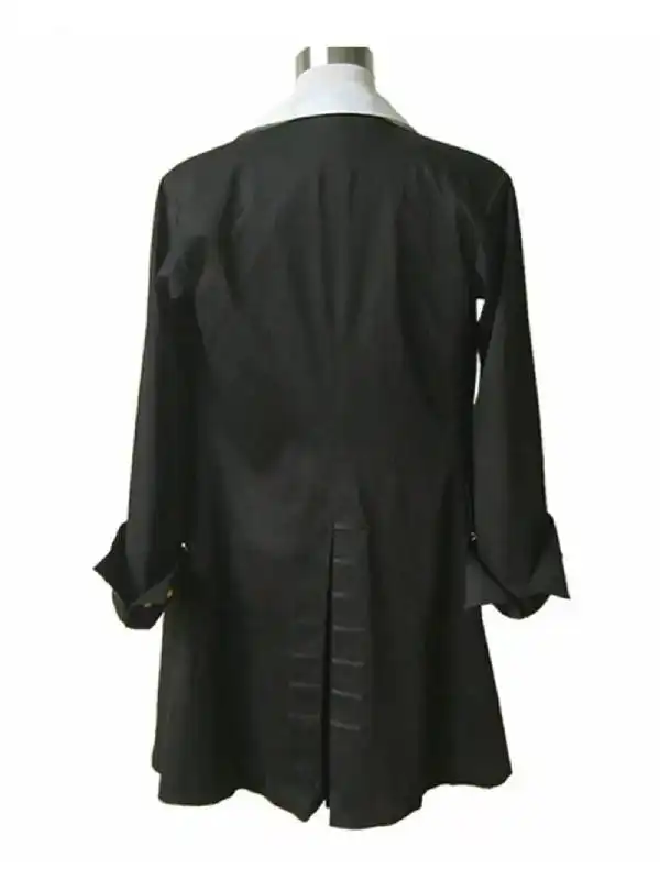 Barbossa Pirates of the Caribbean Geoffrey Rush Black Coat