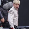 Barry Keoghan Crime 101 Movie Ormon White Jacket