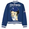 Bella Doña x Betty Boop Blue Fleece Jacket For Sale