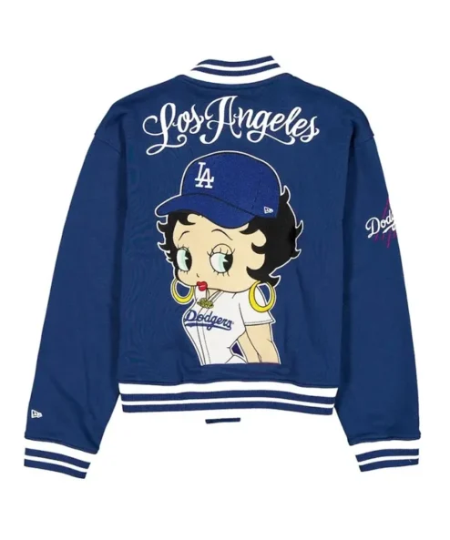Bella Doña x Betty Boop Blue Fleece Jacket For Sale