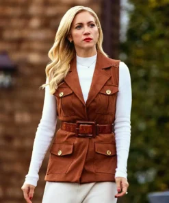 Brittany Snow The Beast in Me S01 Brown Vest
