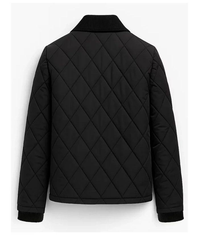 Buy Lee El Queen Mantis S01 Black Quilted Jacket