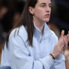 Caitlin Clark Indiana Fever v Atlanta Dream Blue Jacket