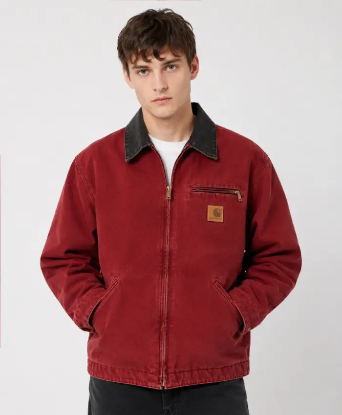 Carhartt J97 CRI Detroit Red Jacket - Oskar Jacket