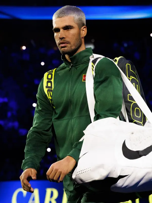 Carlos Alcaraz Rolex Paris Masters 2025 Green Jacket