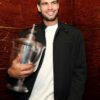 Carlos Alcaraz US Open 2025 Champion Black Zip Up Jacket