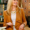 Caroline Channing 2 Broke Girls Leather Jacket