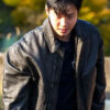 Cha Soo-yeol Queen Mantis Leather Jacket