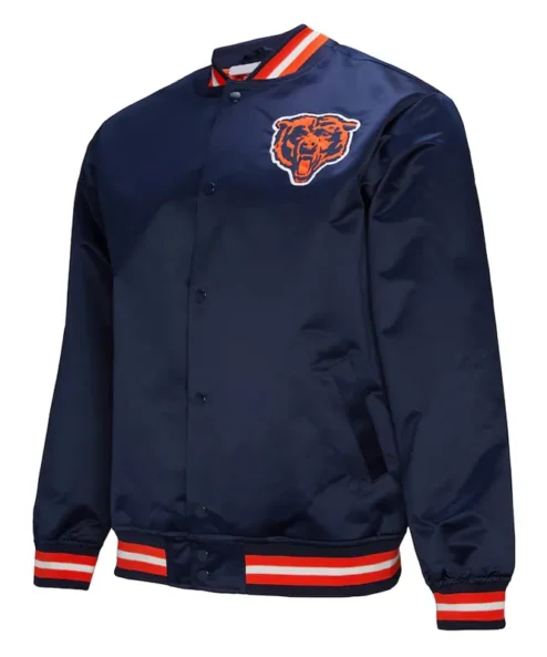 Chicago Bears Double Down Satin Jacket