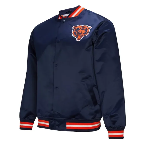 Chicago Bears Double Down Satin Jacket