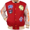 Breezy Bowl XX Chris Brown varsity jacket inspired by the singer's iconic tour style