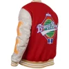 Trendy Breezy Bowl XX Chris Brown jacket with a classic varsity-inspired silhouette