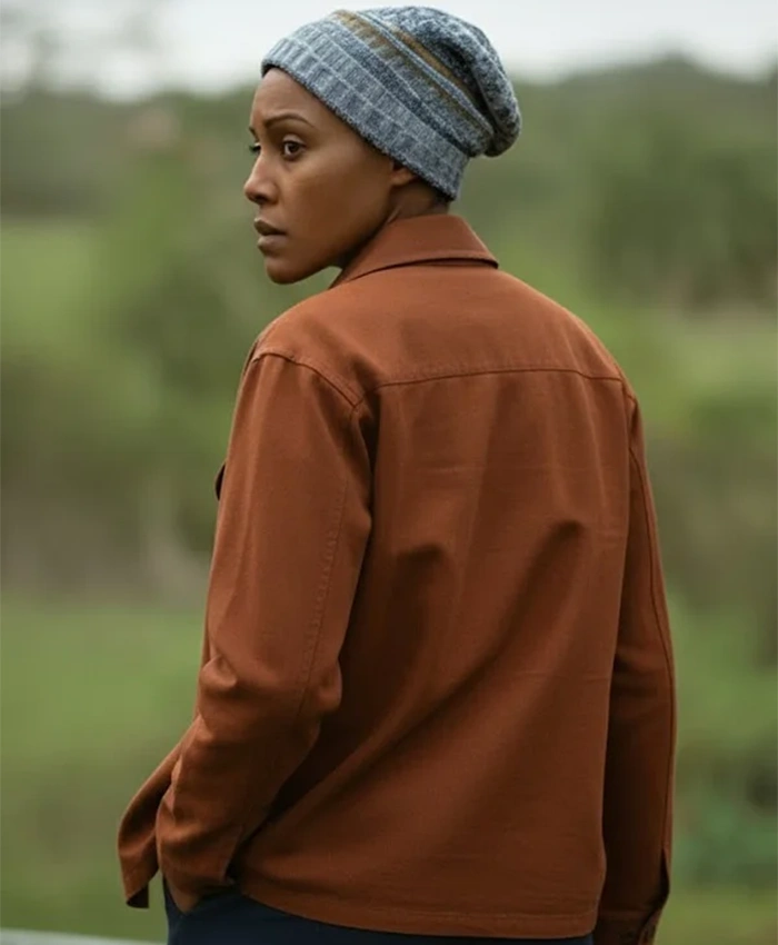 Christine Adams Hijack S02 Brown Jacket For Sale