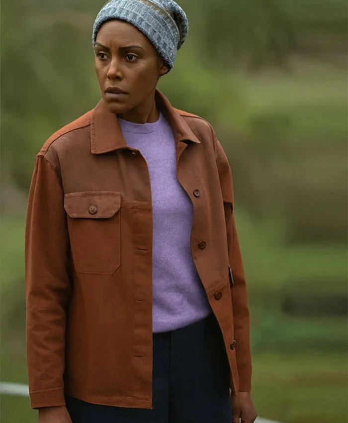 Christine Adams Hijack S02 Brown Jacket