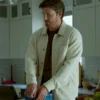 Christopher Russell A Christmas Prayer White Wool Jacket