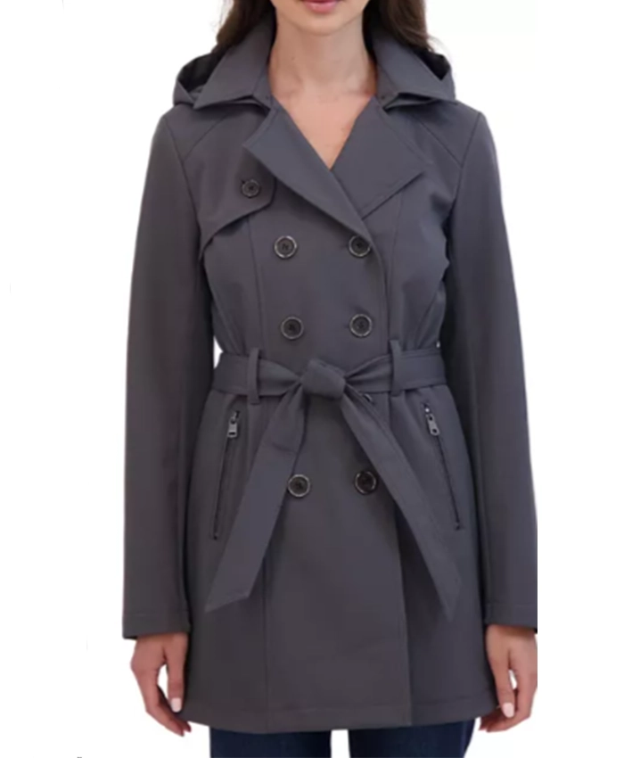 Cindy Herrmann Chicago Fire S14 Dark Grey Coat For Sale