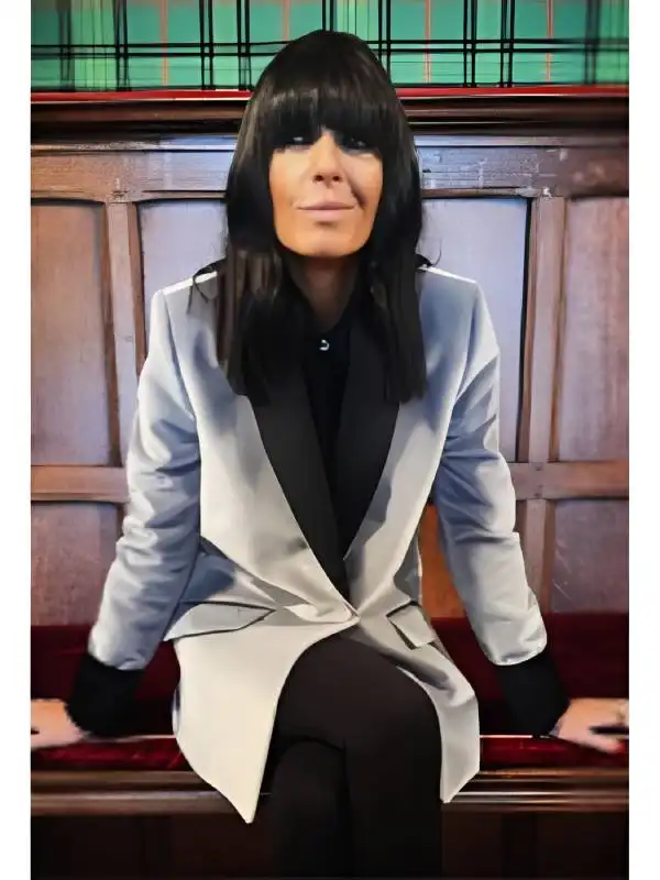 Claudia Winkleman Celebrity Traitors 2025 Belted Blazer