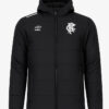 Connor Barron Black Puffer Hooded Jacket