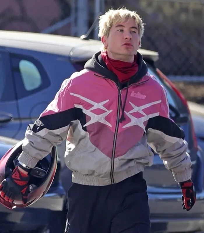 Crime 101 Barry Keoghan Racer Jacket