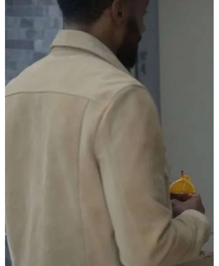 Damon Cooke Reasonable Doubt Tv Series Michael Ealy Beige Suede Leather Jacket