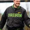 Dan Lanning Black Varsity Oregon Jacket