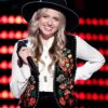 Darby Walker The Voice Blind Auditions Premiere S11 Floral Embroidered Vest