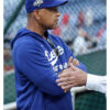 Dave Roberts Los Angeles Dodgers Built For Fall Blue Pullover Hoodie