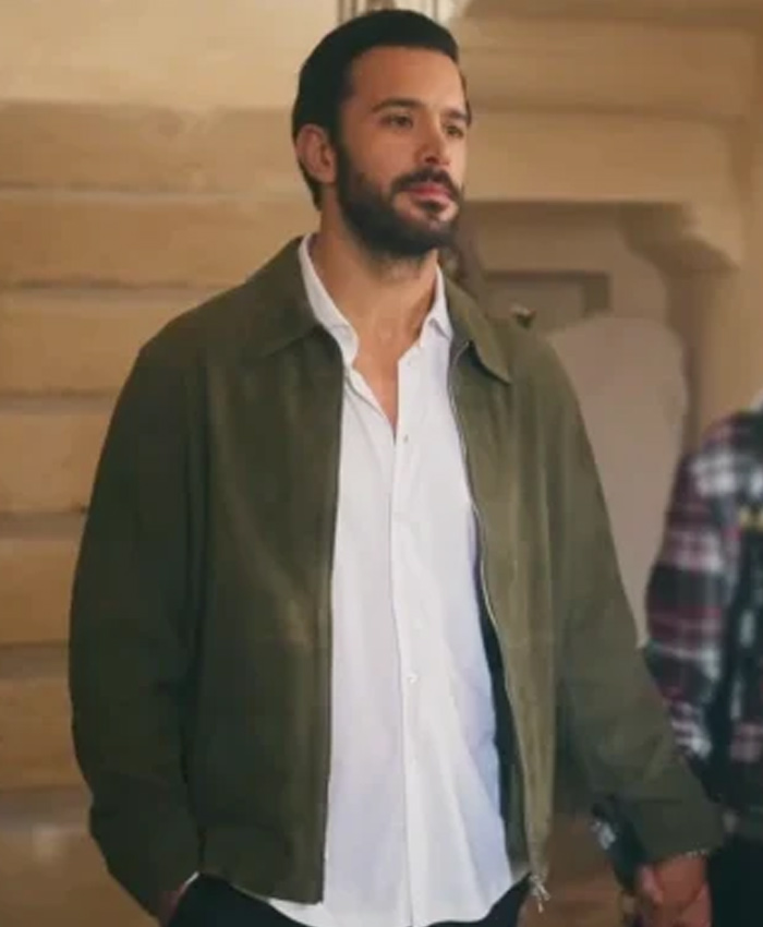 Deniz Reminder Green Suede Jacket