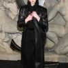 Dua Lipa Paris Fashion Week Black Coat