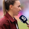 Dublin Game Katie McCabe Maroon Leather Jacket