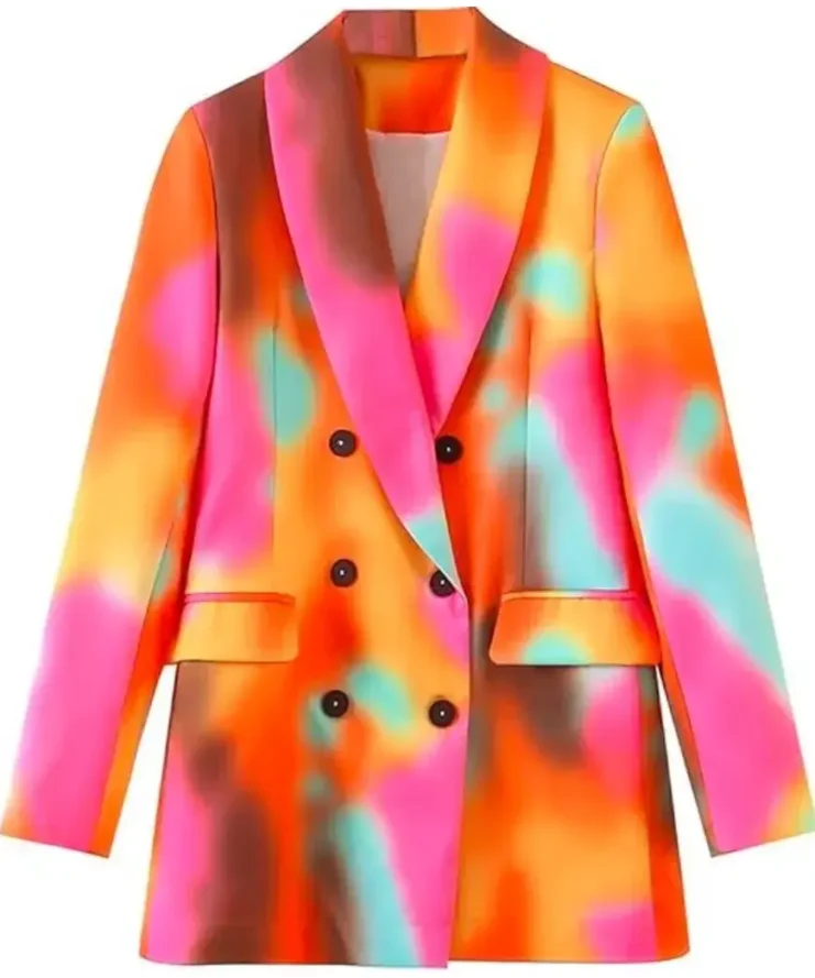 Elsbeth Tascioni TV Series Elsbeth S03 Carrie Preston Tie Dye Blazer