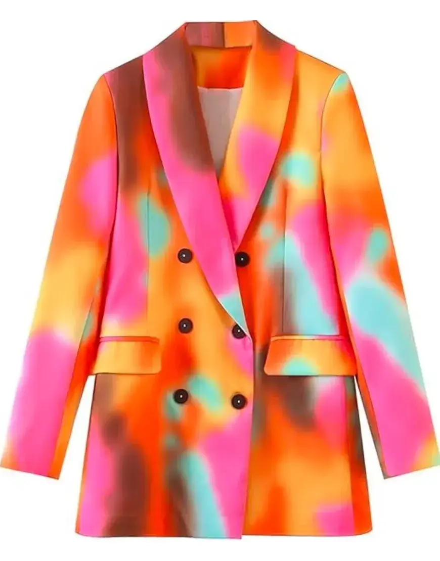 Elsbeth Tascioni TV Series Elsbeth S03 Carrie Preston Tie Dye Blazer